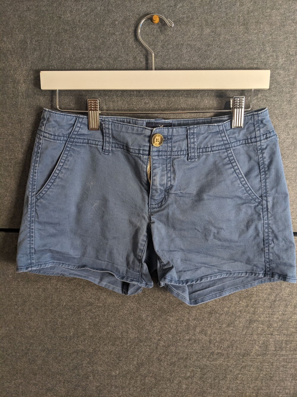 American Eagle Outfitters Blue Women's Chino Shorts
